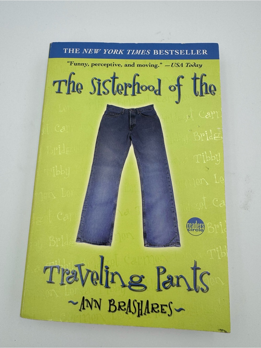 The Sisterhood of the Traveling Pants Ann Brashares 2004 Readers Circle PB